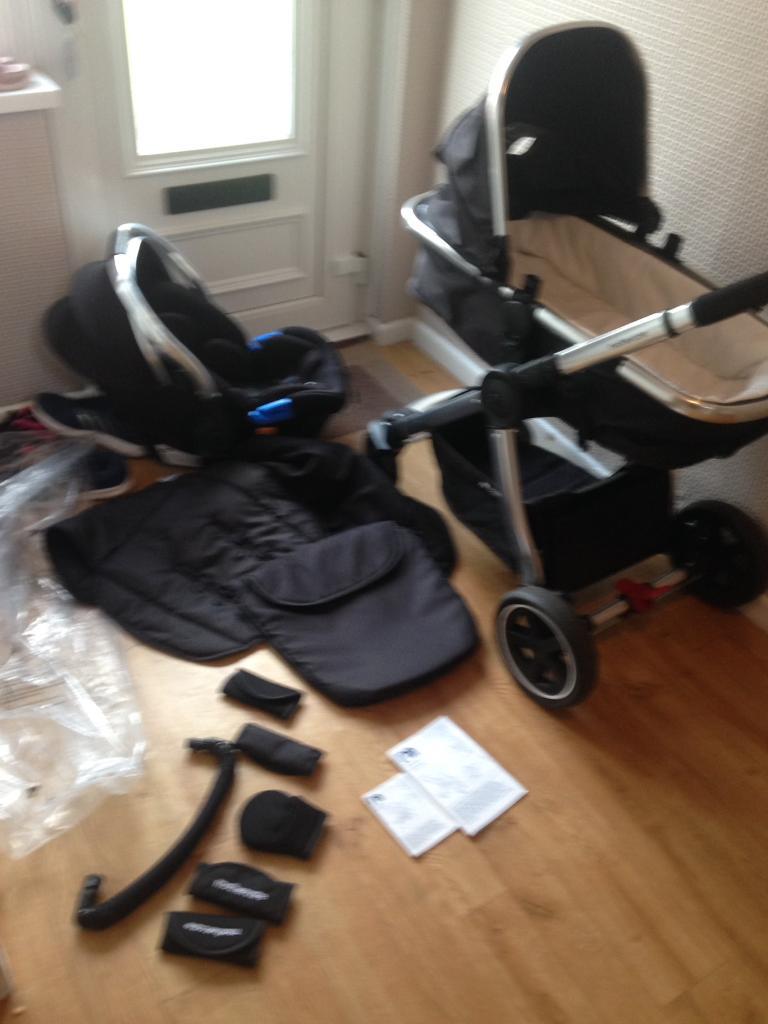 mothercare 4 wheel journey chrome